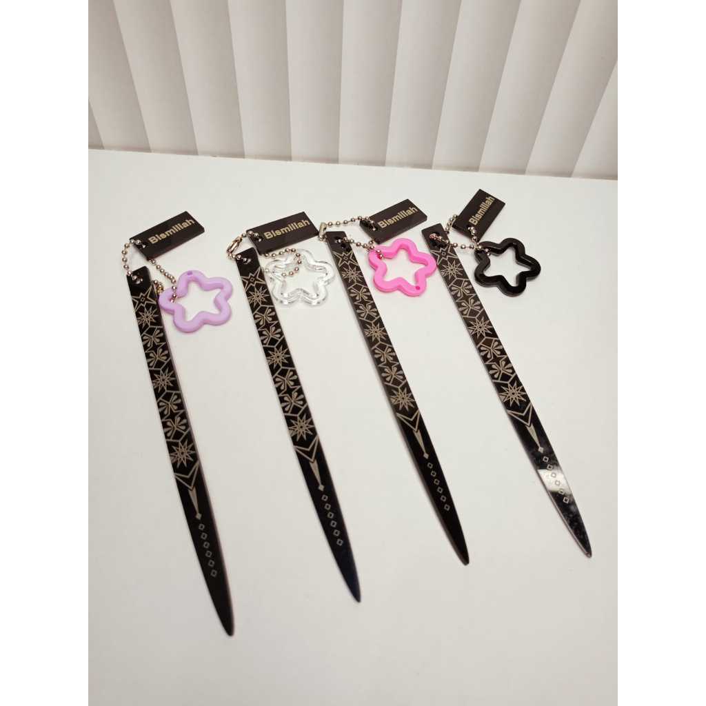 

Kalam/Tuding Al-Qur'an Berbahan Akrilik / Penunjuk Mengaji Al-Qur'an / Souvenir Ibadah/ Pembatas buku dan Al-Qur'an