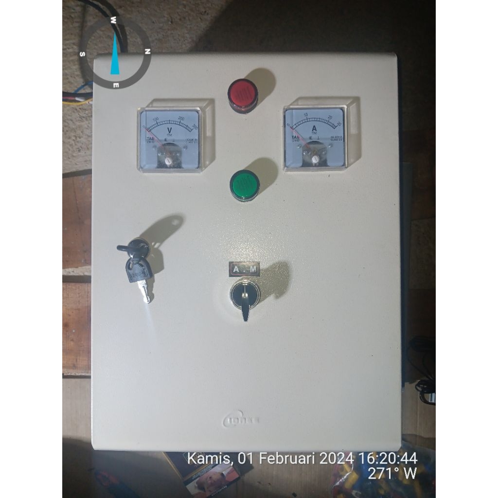 panel pompa submersible