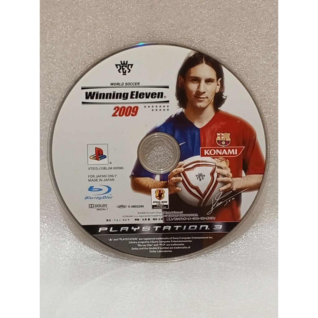 KASET PS 3 SECOND WINNING ELEVEN 2009