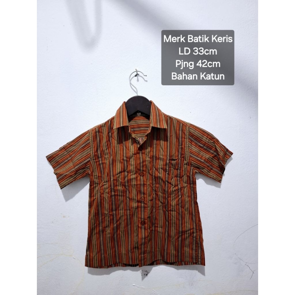 Preloved baju anak laki-laki/ atasan anak/ baju main anak/ kemeja anak laki-laki/ kaos anak laki-lak