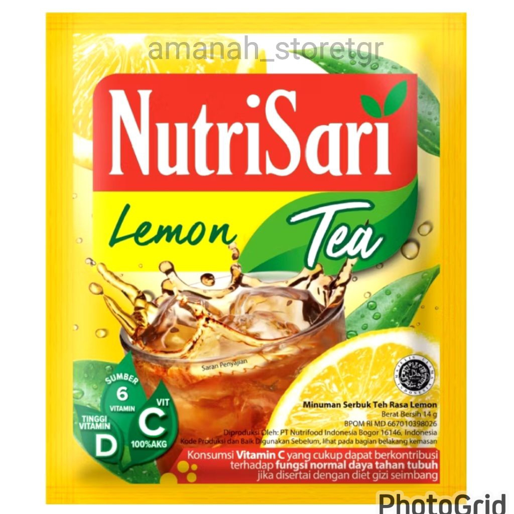 

Nutrisari Lemon Tea 1 renceng / 10 sachet murah