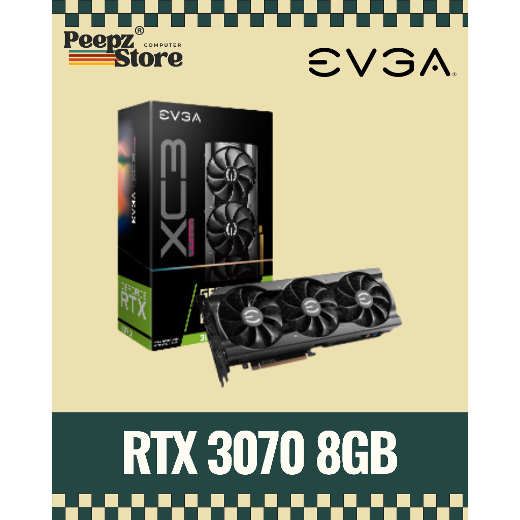 VGA NVDIA EVGA XC3 ULTRA RTX 3070
