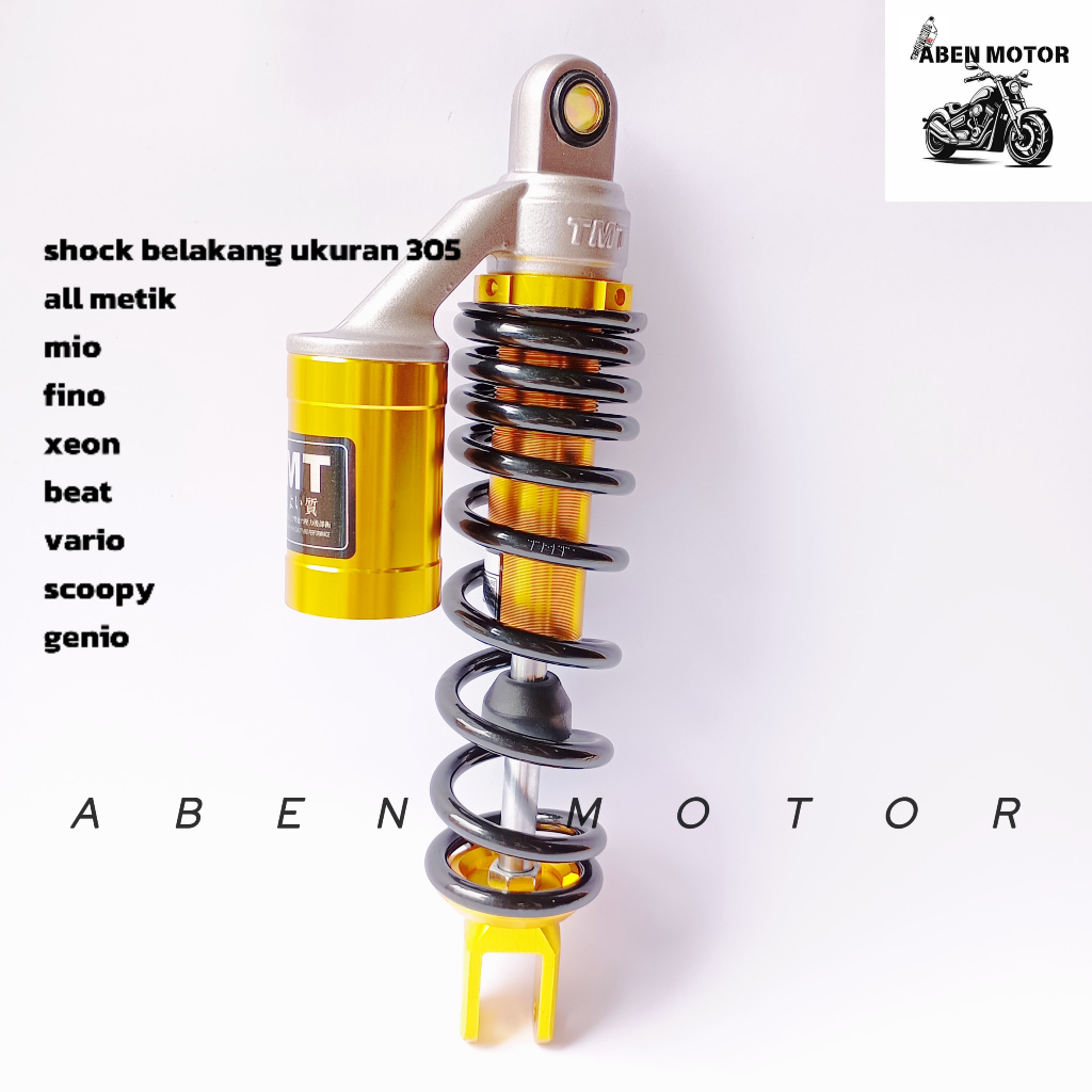 SHOCKBREAKER BELAKANG TMT 305 VARIASI TABUNG ALL METIC MIO,BEAT,VARIO,GENIO,FINO,SCOOPY