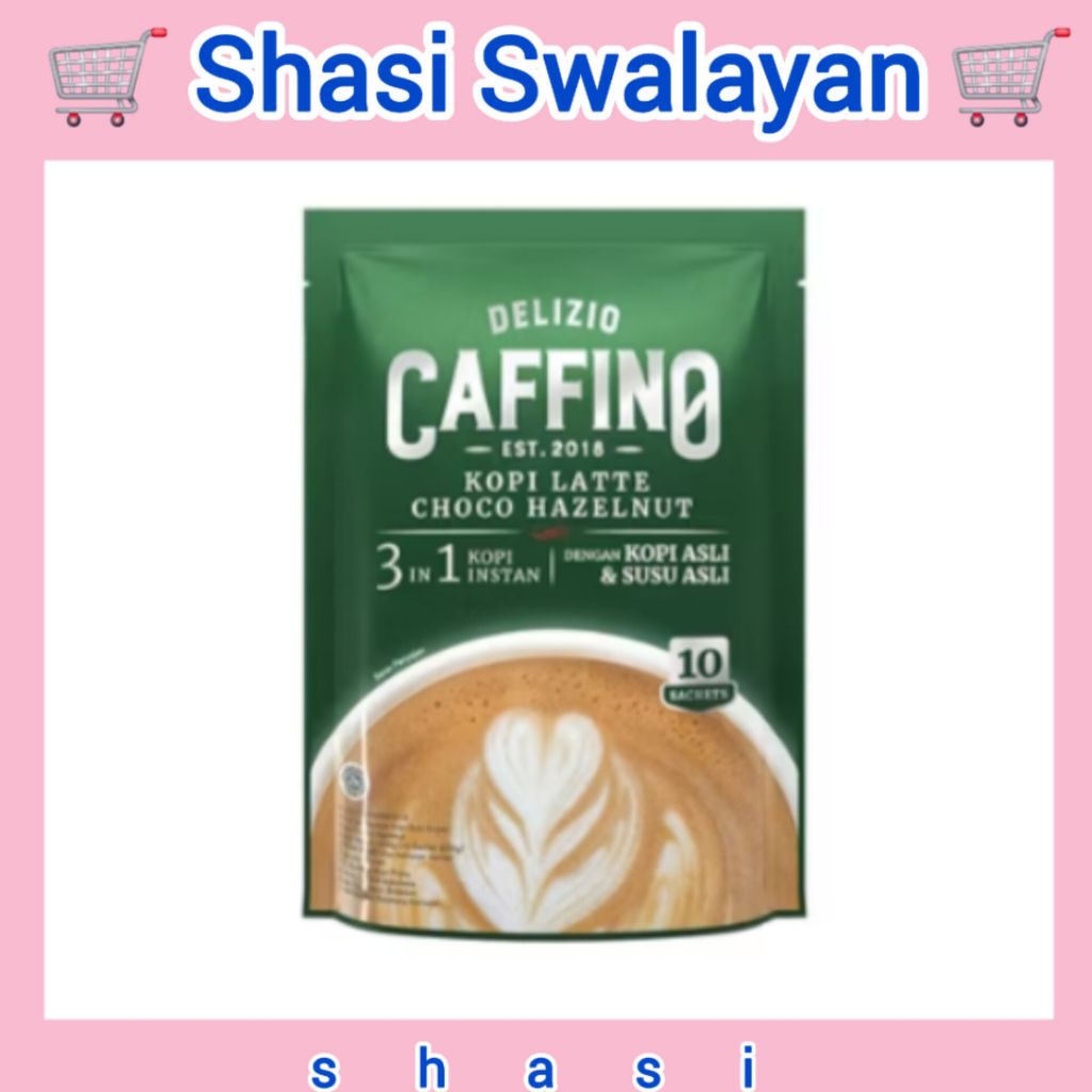 

Caffino Choco Hazelnut 20g x 10 Sachet - Kopi Instan