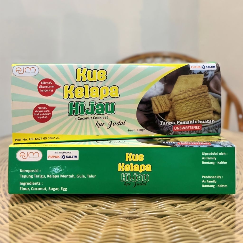 

Kue Kelapa Hijau Khas Kalimantan Timur – Coconut Cookies Jadul