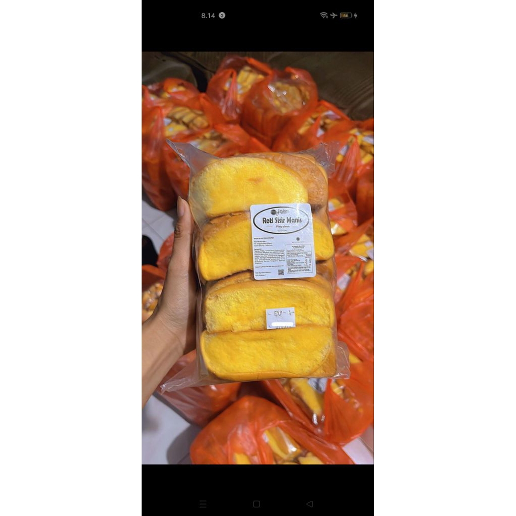 

ROTI SISIR MANIS PINGGIRAN