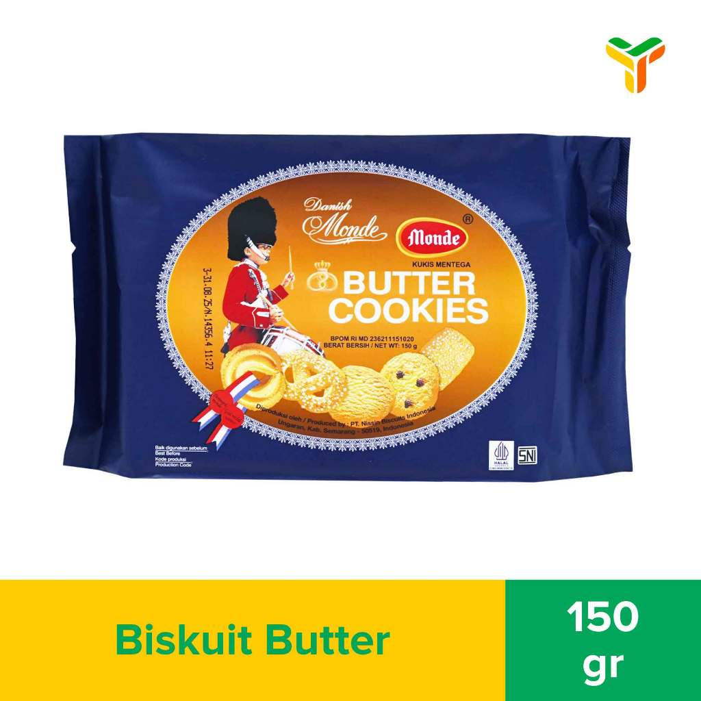 

Monde Butter Cookies Alm 150 G