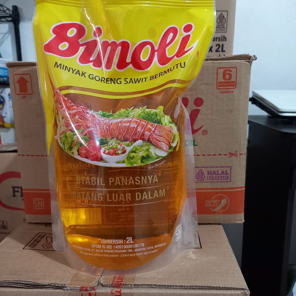 

minyak goreng refill 2 liter bimoli klasik