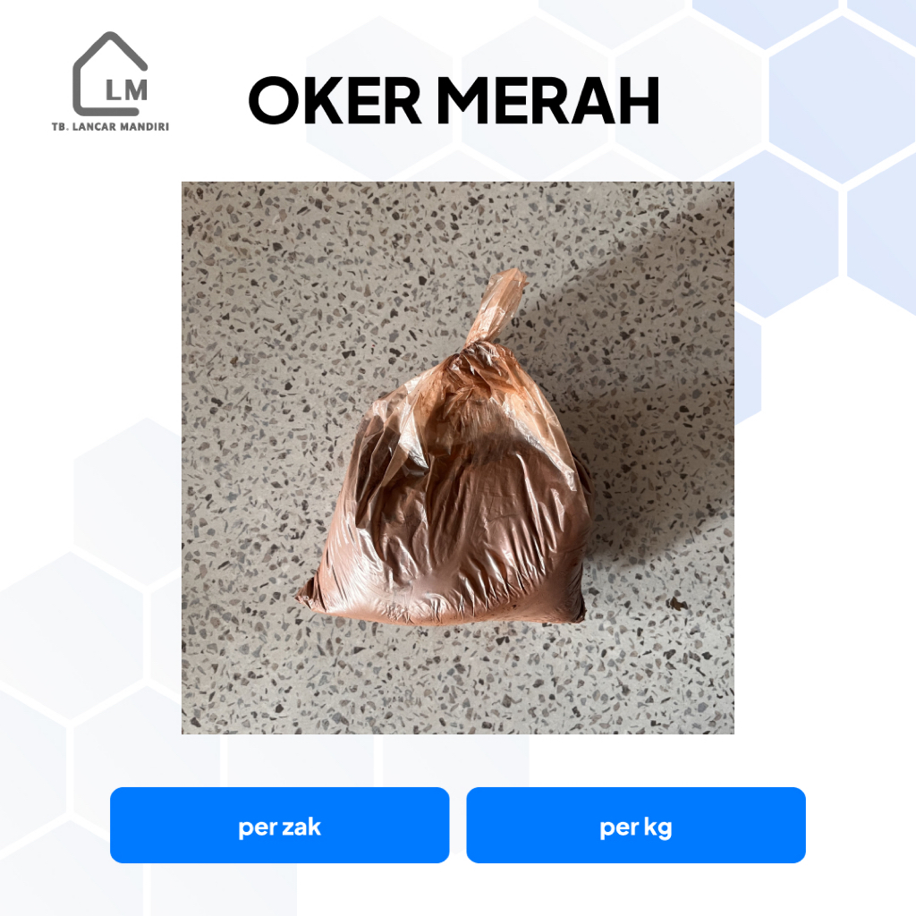 Oker Merah 1 KG / 1000 GR