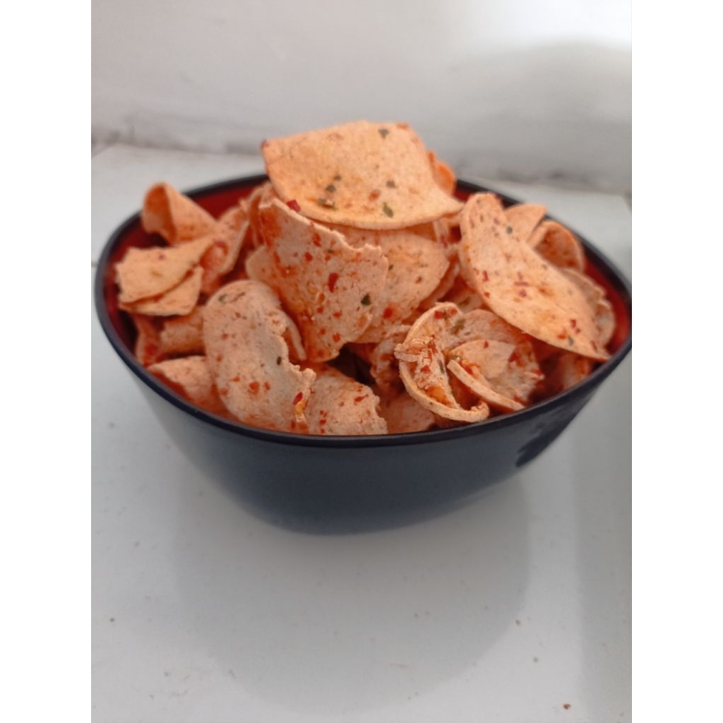 

Basreng pedas daun jeruk