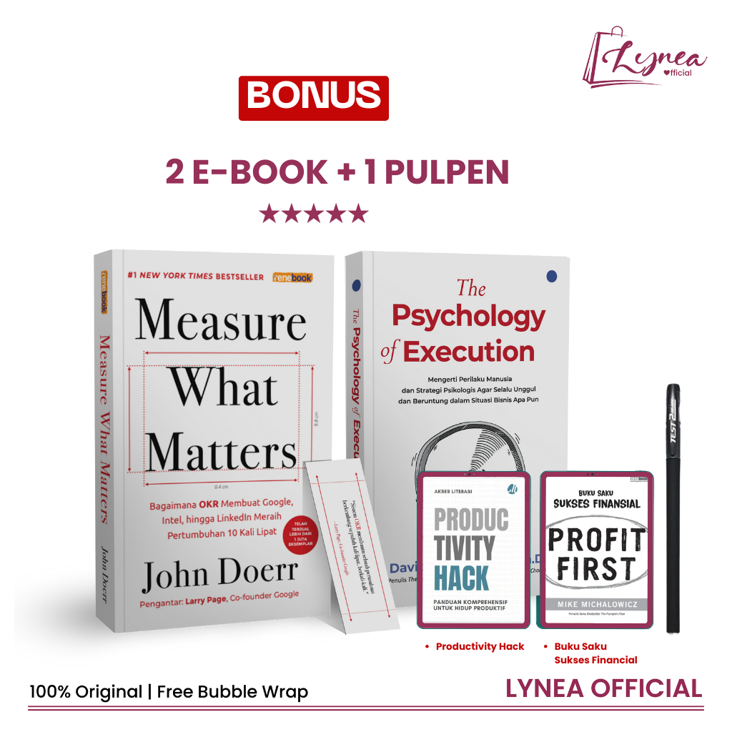 [PAKET BISNIS]Buku Measure What Matters - The Psychology of Execution