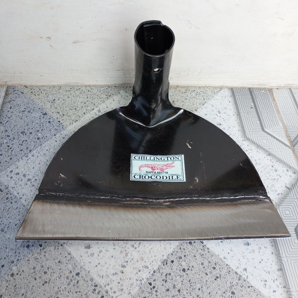 Berkahbaroka28 Cangkul + Gagang Cangkul Model Jerman Kepala Baja Bahan Lendang Asli Anti Gompal Anti