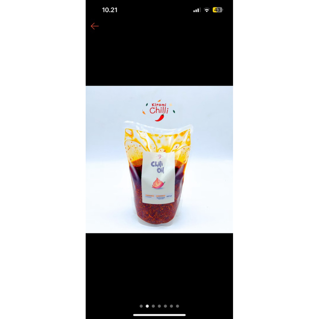 

KIRAMI CHILI OIL MINYAK CABAI 500g