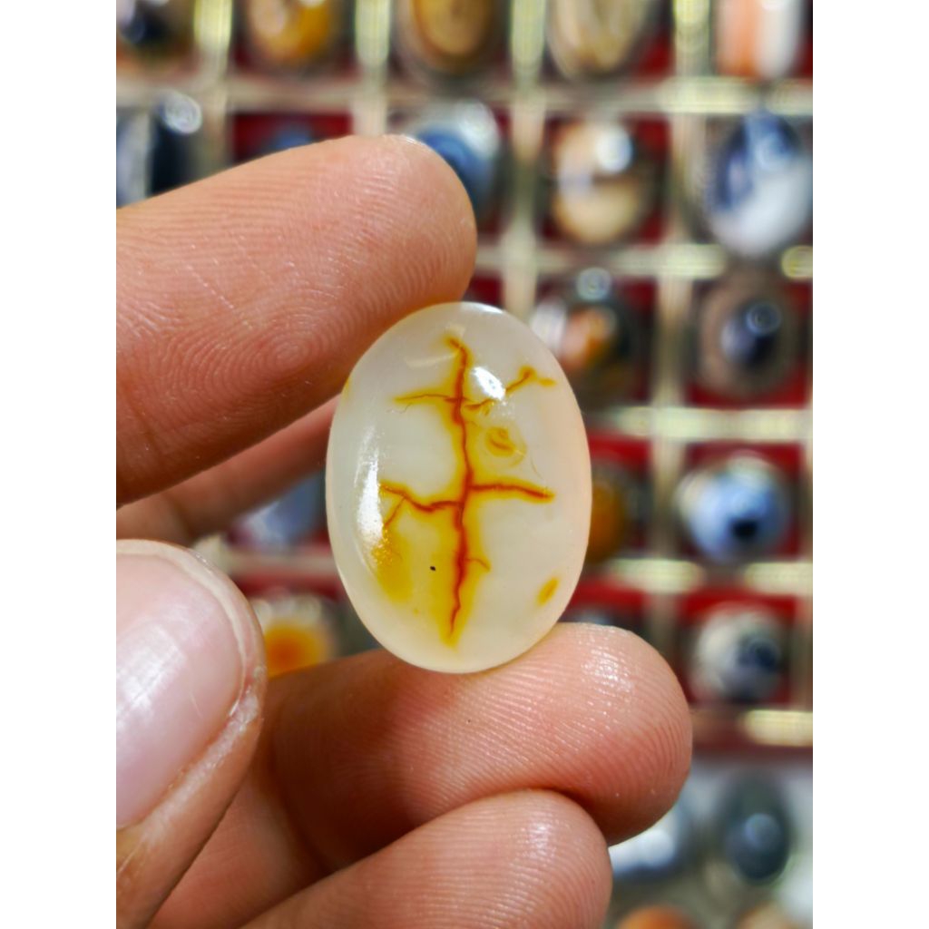 Batu anggur Motif Tapak jalak natural top HQ