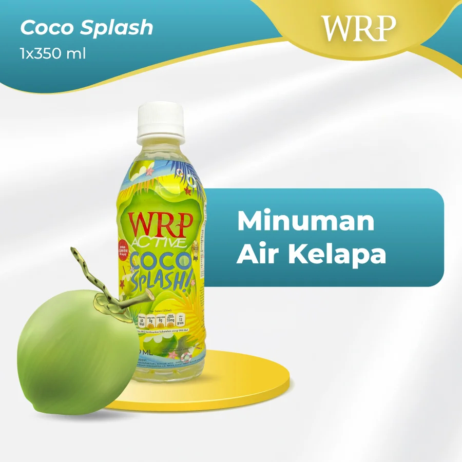 

WRP 350ml Active Coco Splash Minuman Rasa Kelapa Mengandung Vitamin C Dan Anti Oksidan