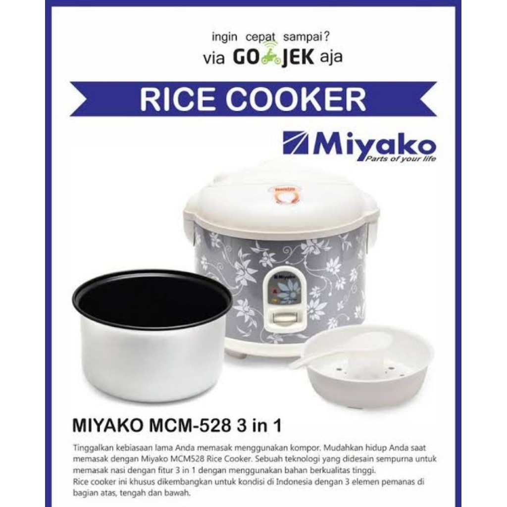 Rice Cooker Miyako MCM-528