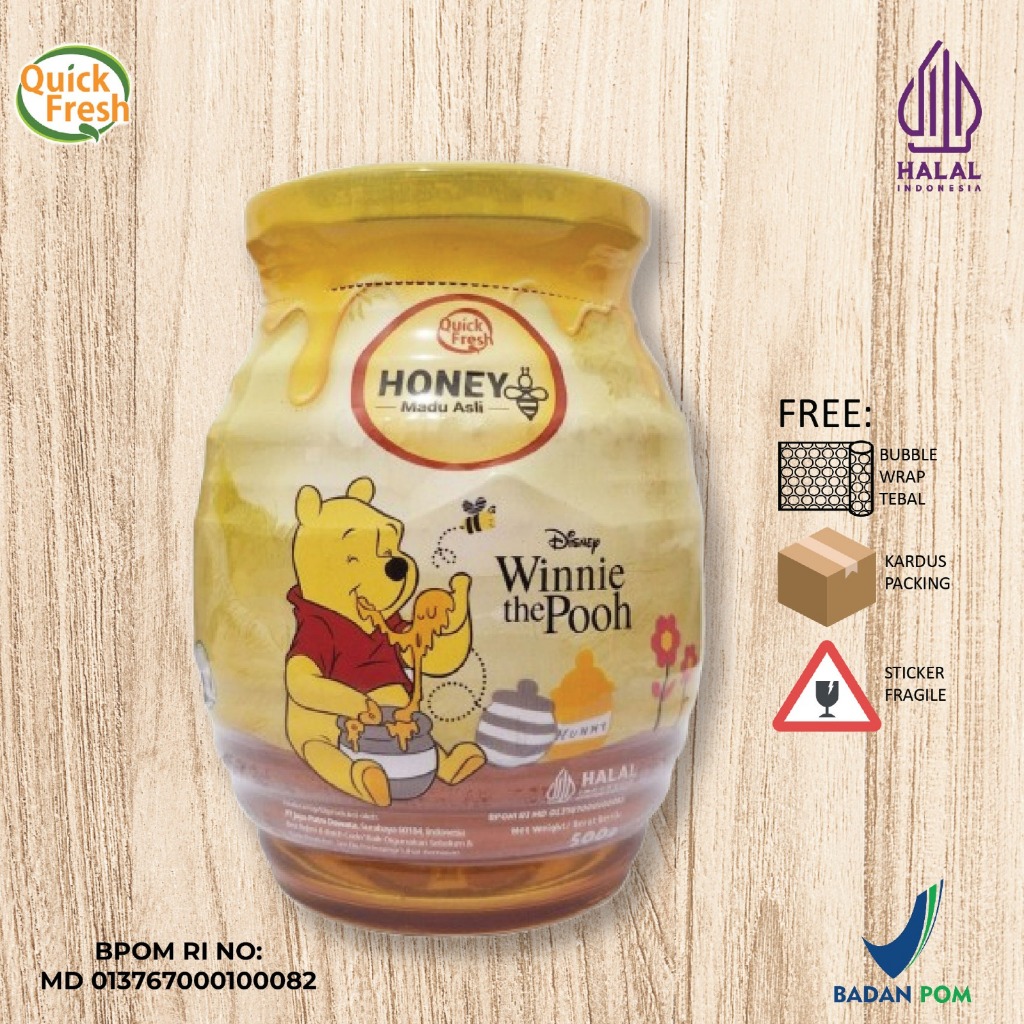 

[DISNEY] Quick Fresh Honey Madu Murni Asli 500 gram (Jar)