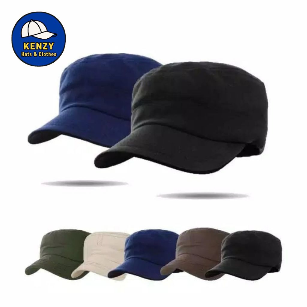 Topi Komando Polos Dewasa/Topi Unisex/Topi Komando/Topi Polos
