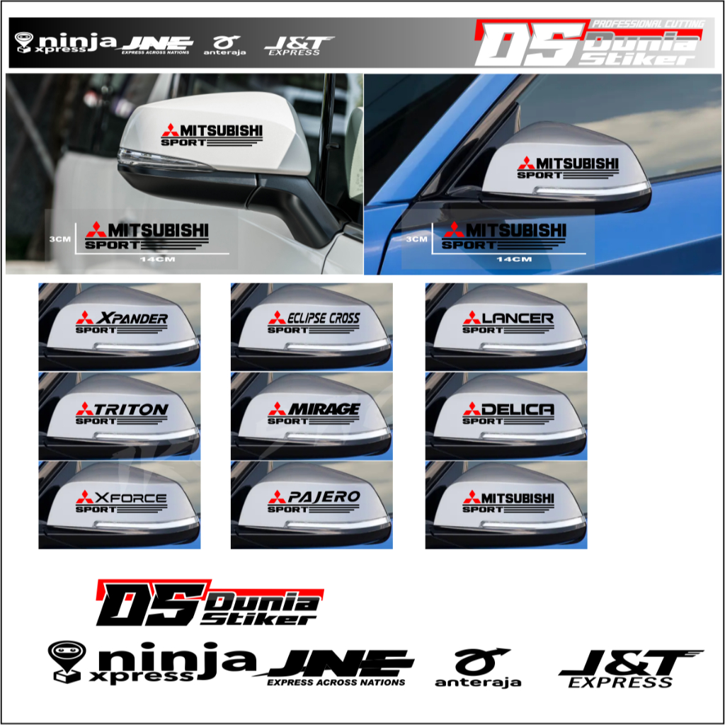 best promo stiker spion mobil mitsubishi sticker mitsubishi sport universal