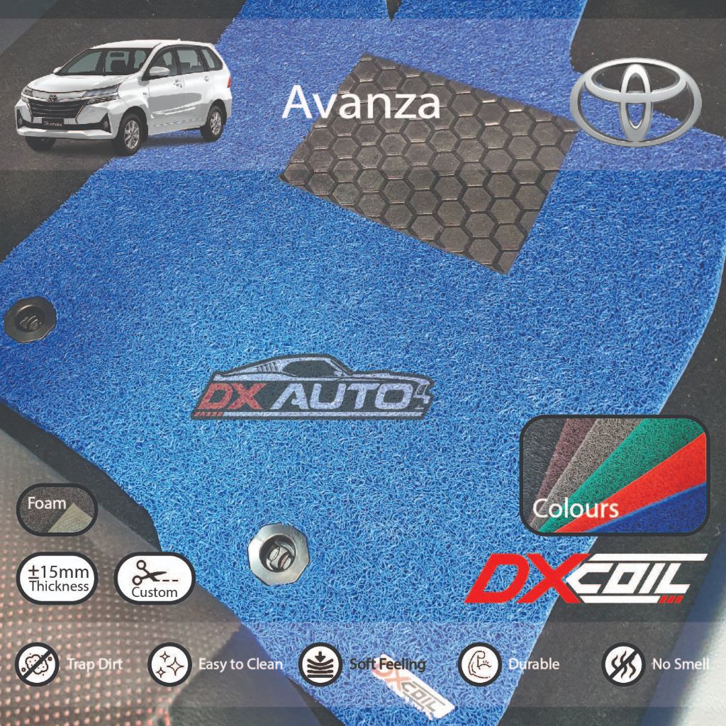 DX Coil karpet mie mobil AVANZA 2012-2015 foam backing