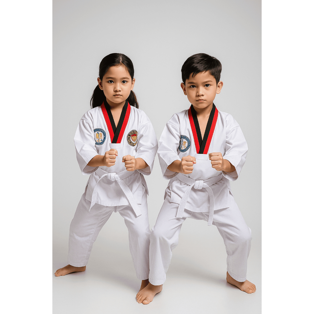 DOBOK TAEKWONDO ANAK /BAJU TAEKWONDO ANAK 4-10 TAHUN