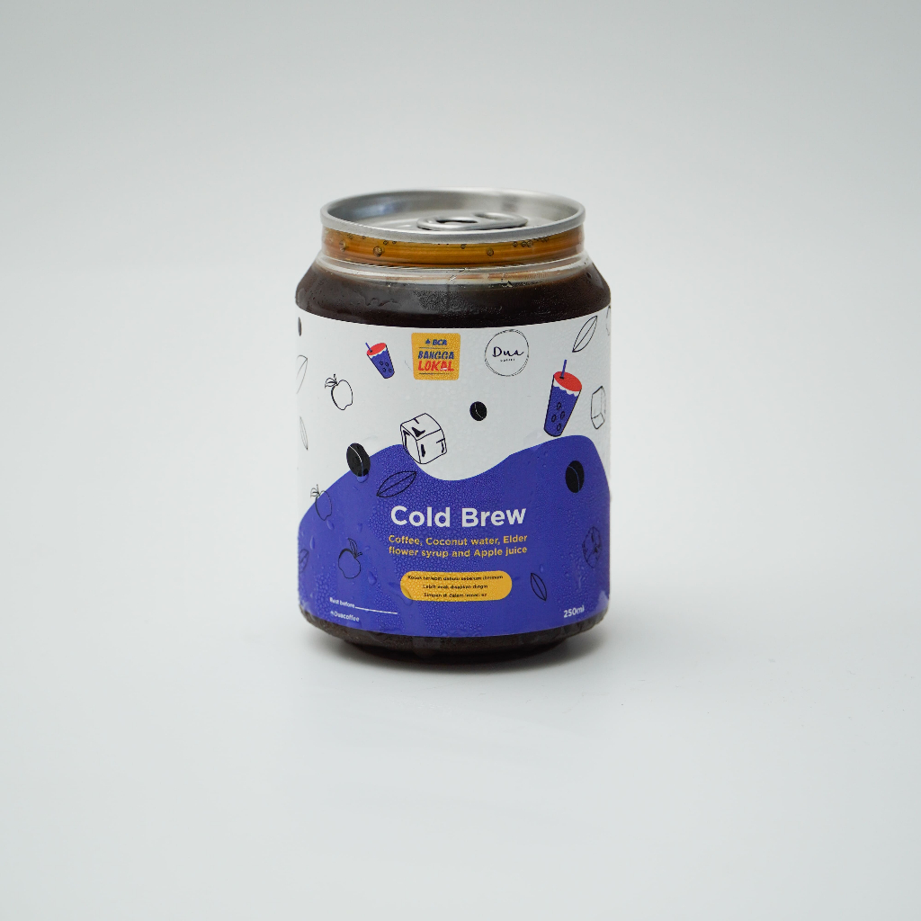 

Cold Brew DUA COFFEE x BCA Kopi Minuman Kemasan Kaleng 250 ml