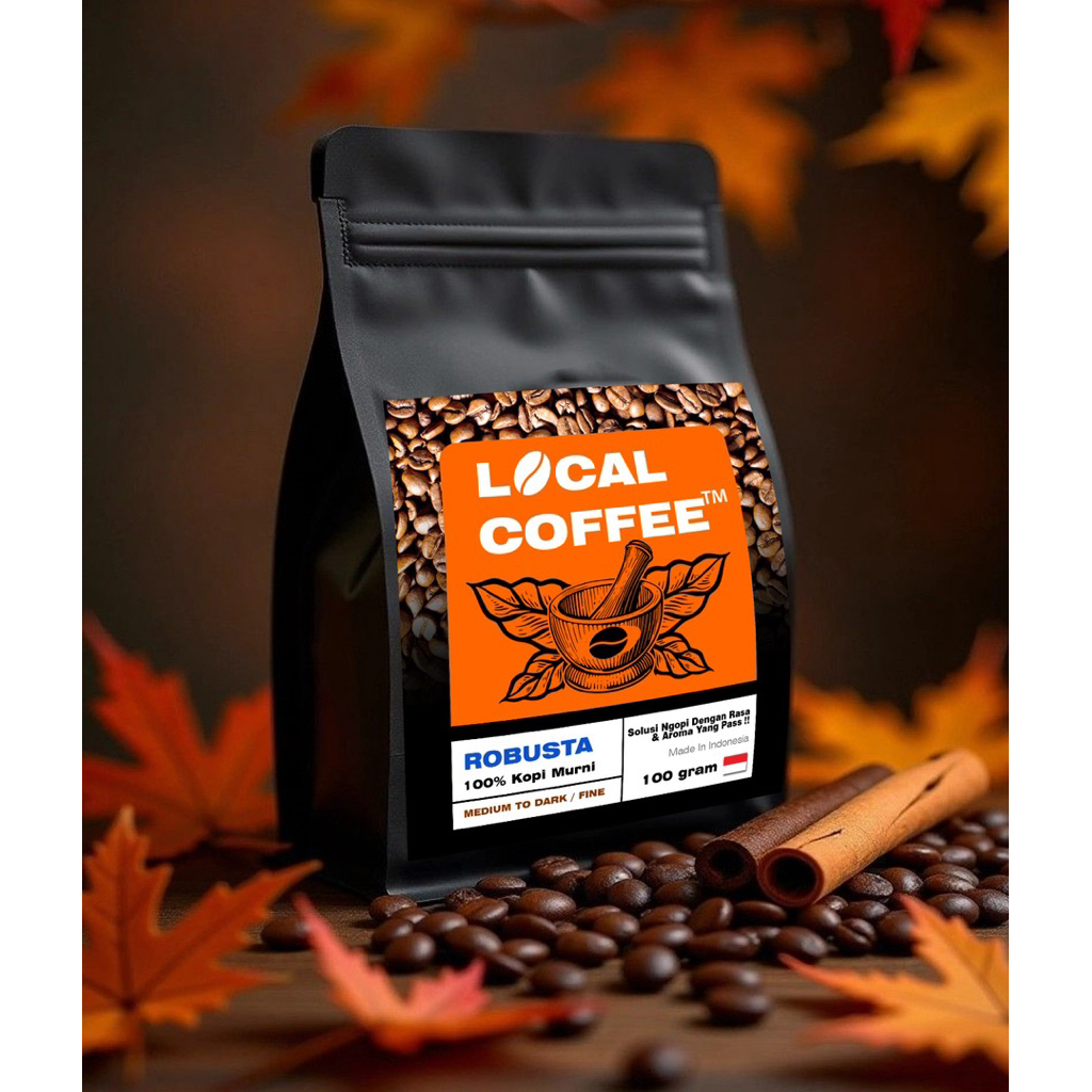 

Local Coffee 100% Biji Kopi Robusta