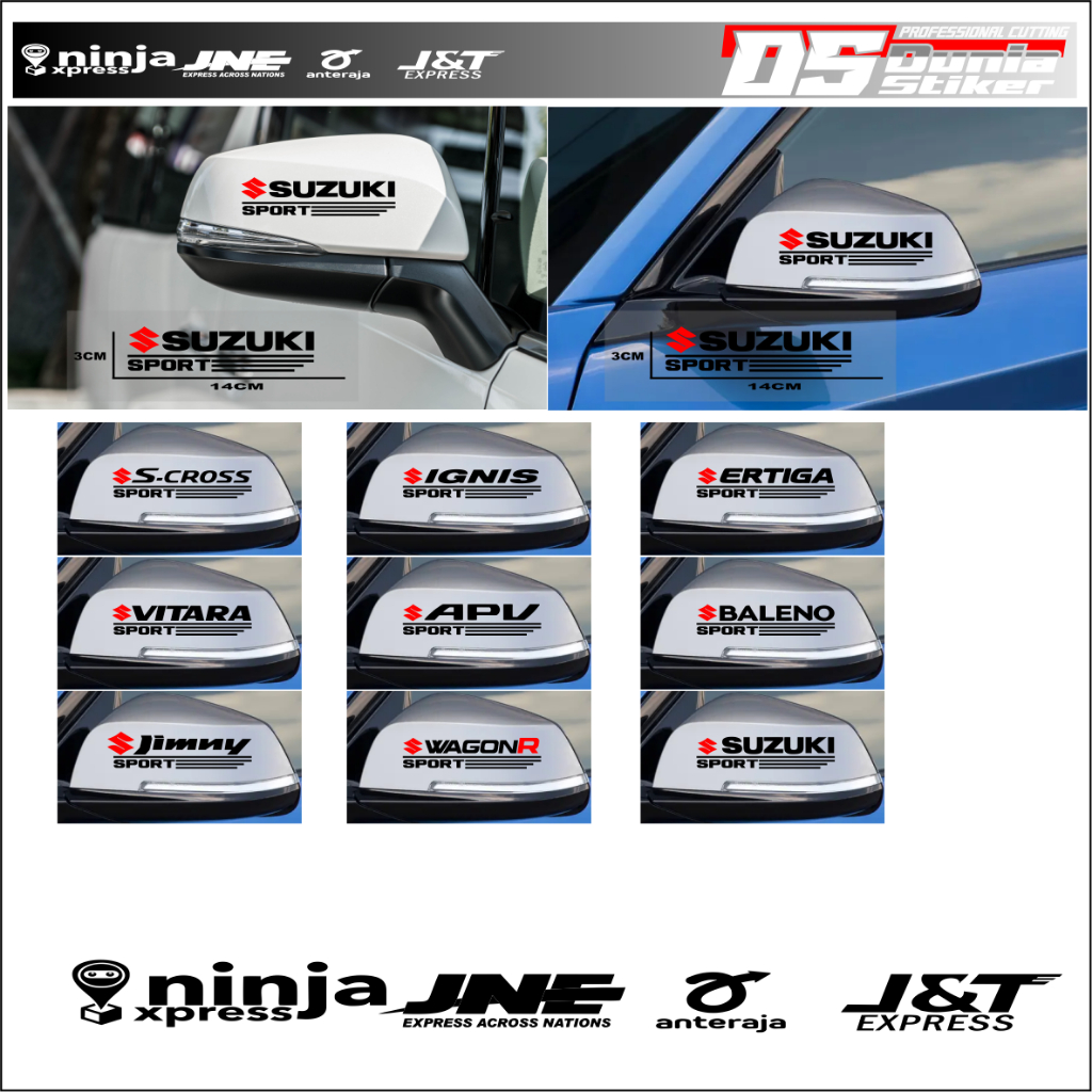 Stiker Spion Mobil Suzuki Stiker Aksesoris Mobil Suzuki Ertiga Apv Ignis Ertiga Swift