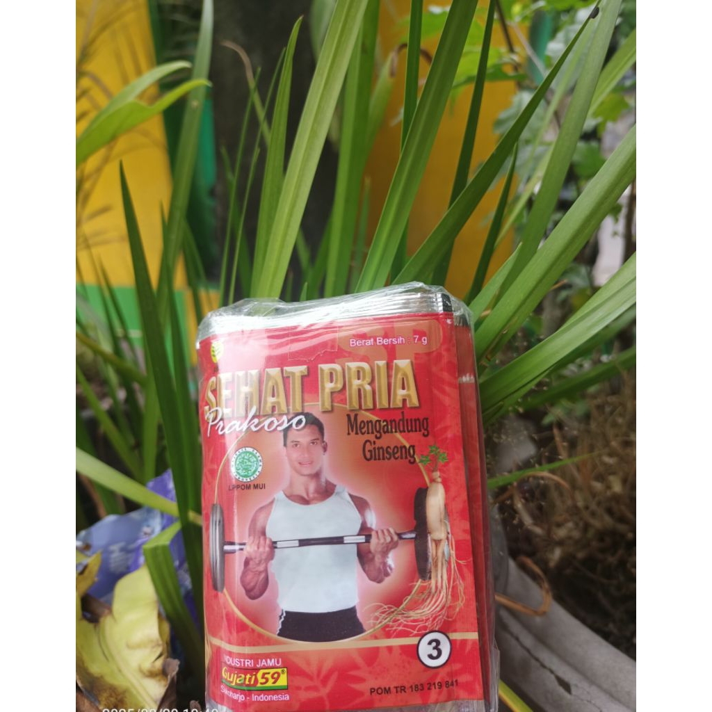 

Jamu seduh Sehat Pria Gujati isi 10 sachet