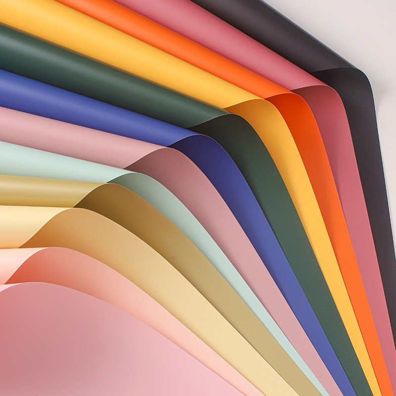 

Kertas Buket Bunga Flower Wrapping Full Color Solid Polos KB6199