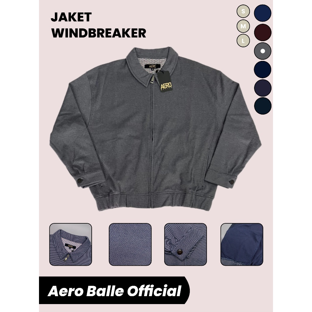 AEROBALLE Jacket Blouson Original | Jacket Windbreaker Pria | Premium