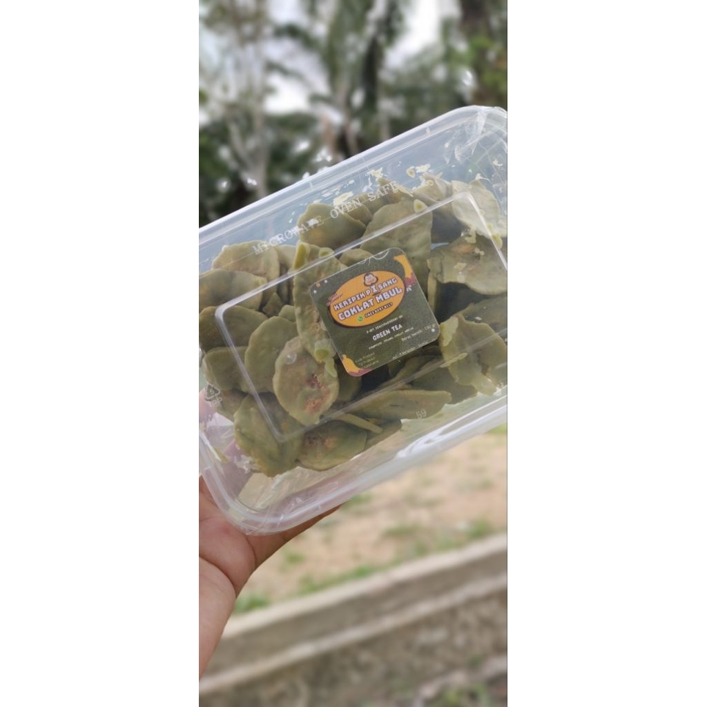 

Keripik Coklat Lumer Green Tea