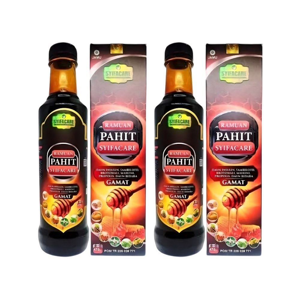

2 PCS Ramuan Pahit Syifacare Madu Hitam Pahit 470gr Original