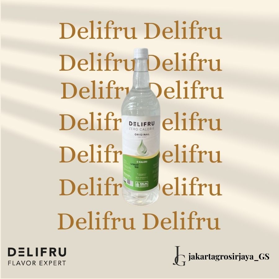 

Delifru Zero Calorie Free Sugar Plain Syrup 1 Liter - Sirup Bebas Gula 0 Kalori Original
