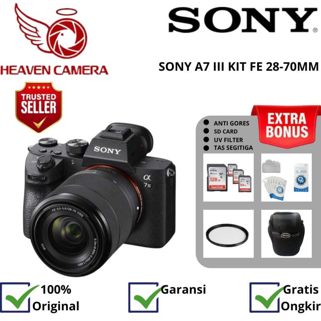 SONY ALPHA A7 III KIT 28-70MM / SONY A7 MARK III KIT 28-70MM / SONY A7 III KIT 28-70MM
