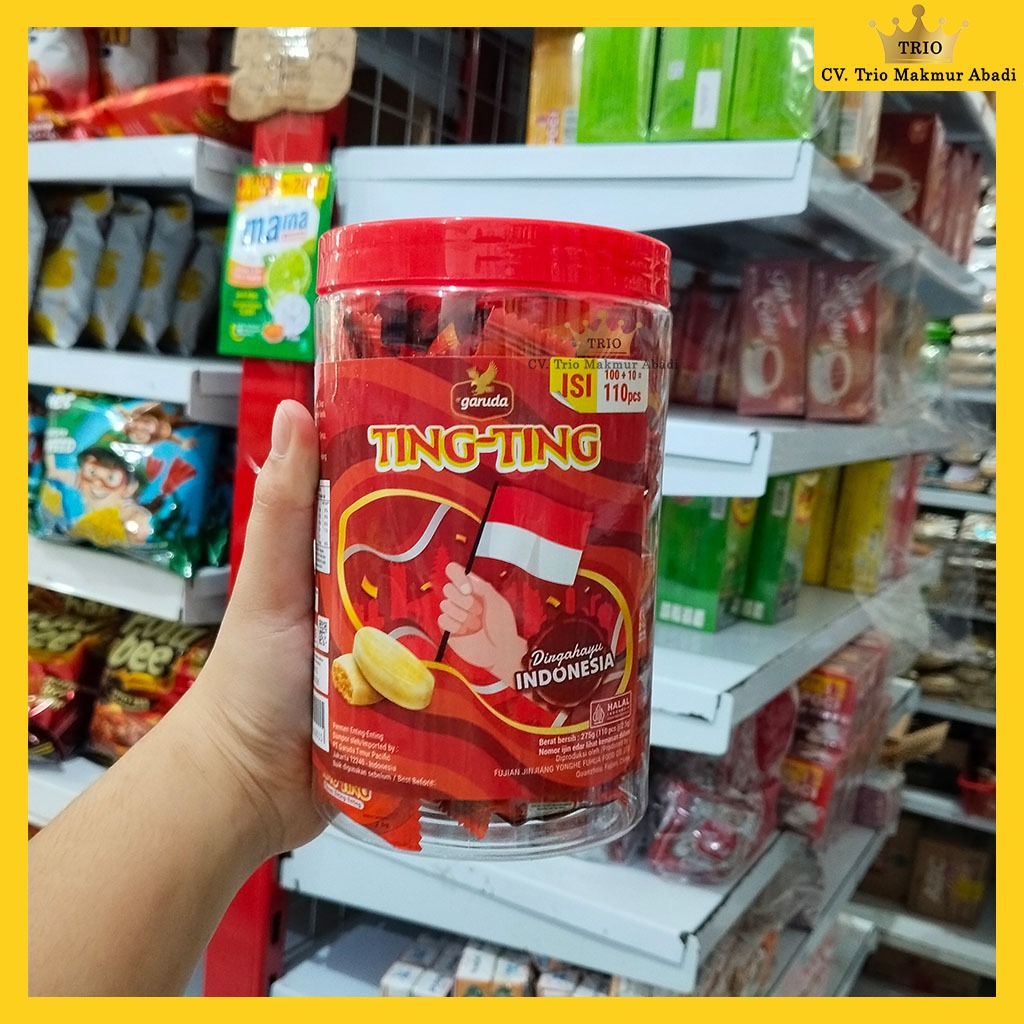 

Permen Ting Ting Garuda 275g Kemasan Toples