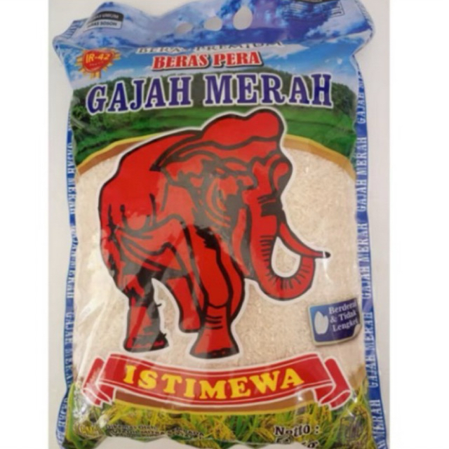 

Gajah Merah Beras Pera Premium 5kg