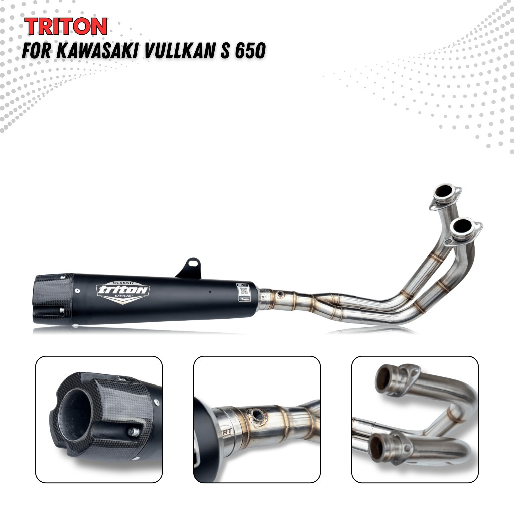 Knalpot kawasaki vulcan s 650 full system