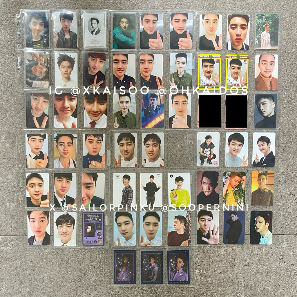 EXO PC - DO KYUNGSOO | doh d.o. photocard tihol paper toy anniversary kolbuk sg 2017 2018 2019 sum c