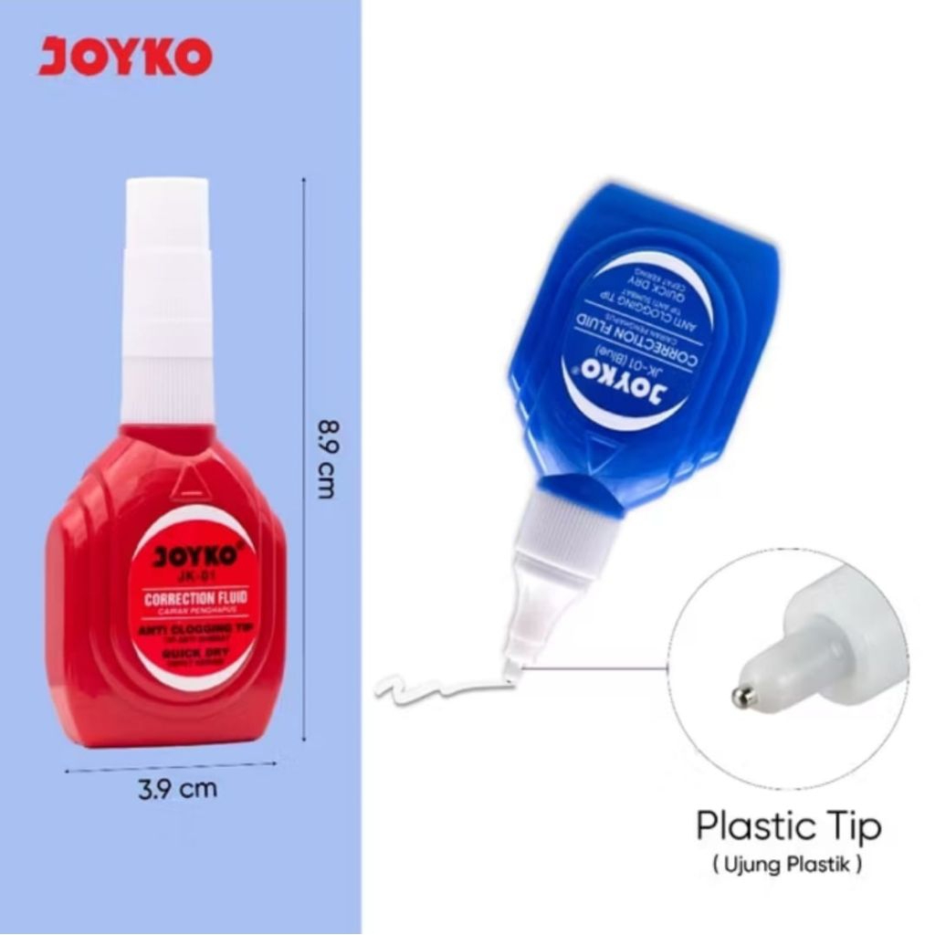 

Correction Fluid Cairan Koreksi Penghapus Cair Joyko JK-01