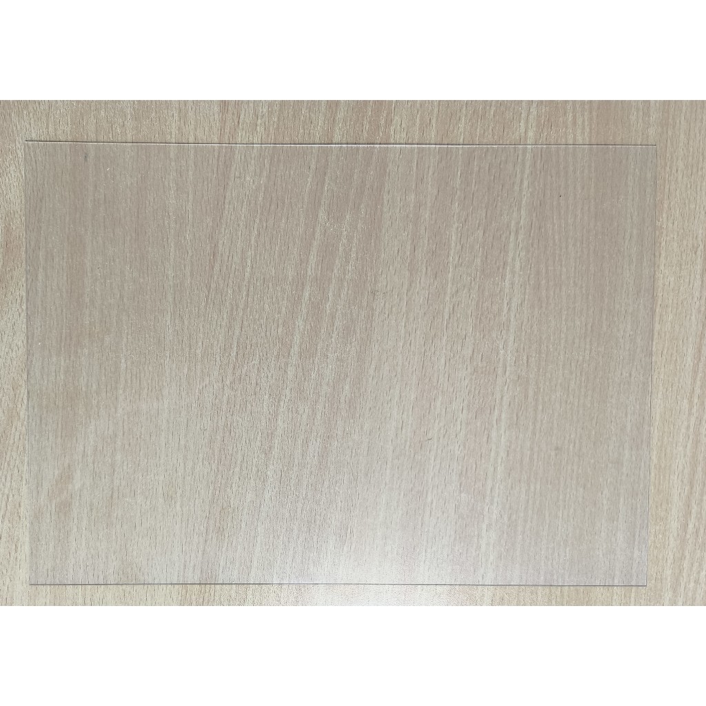 

PVC bening ukuran A4 ketebalan 0.80 mm
