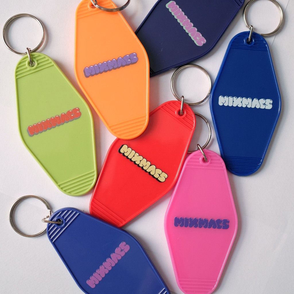 Mixmacs Motel Keychain Logo | Gantungan Kunci Plastik