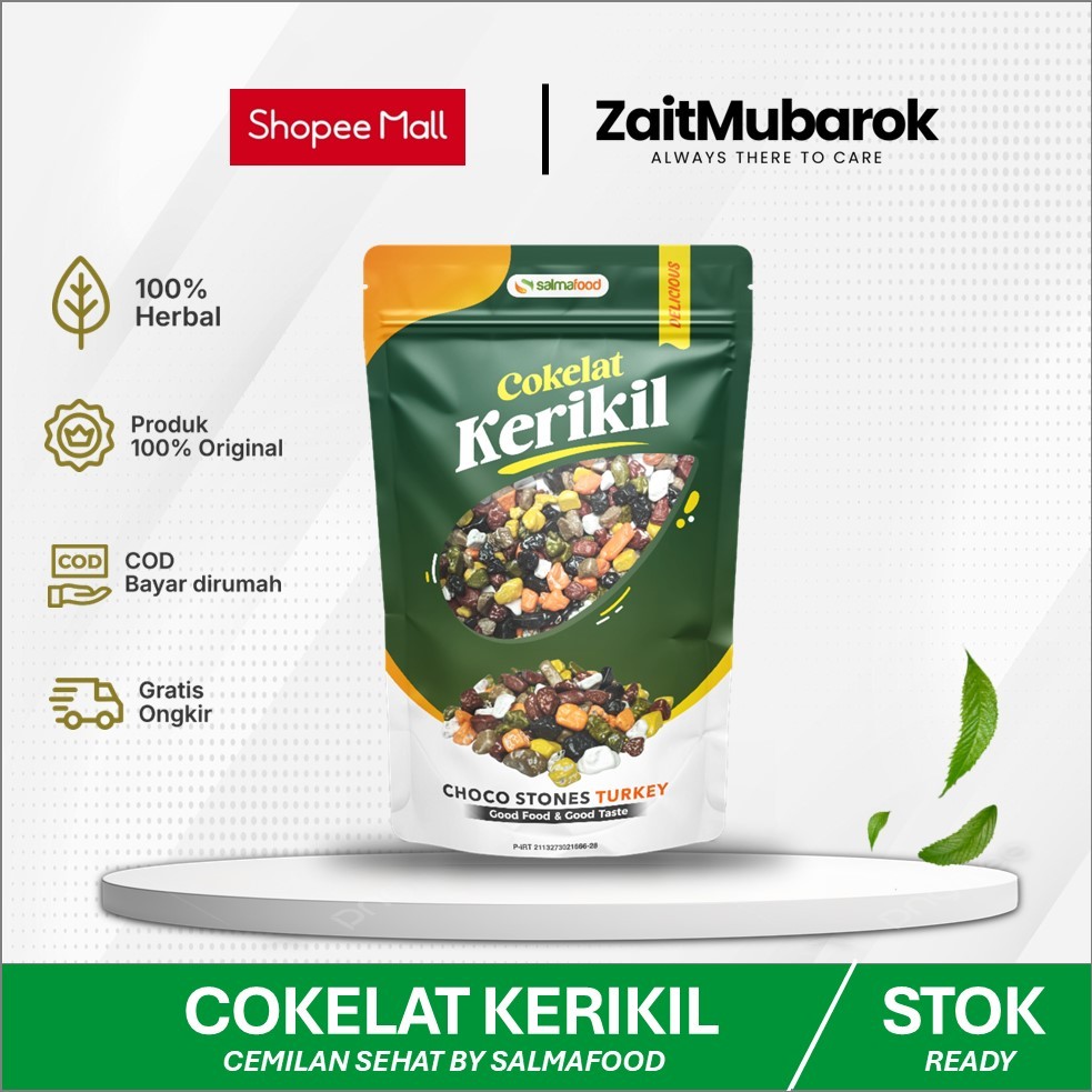 Coklat Kerikil Arab Coklat Kerikil Coklat Batu Kerikil Arab Original Cemilan Sehat By Salmafood