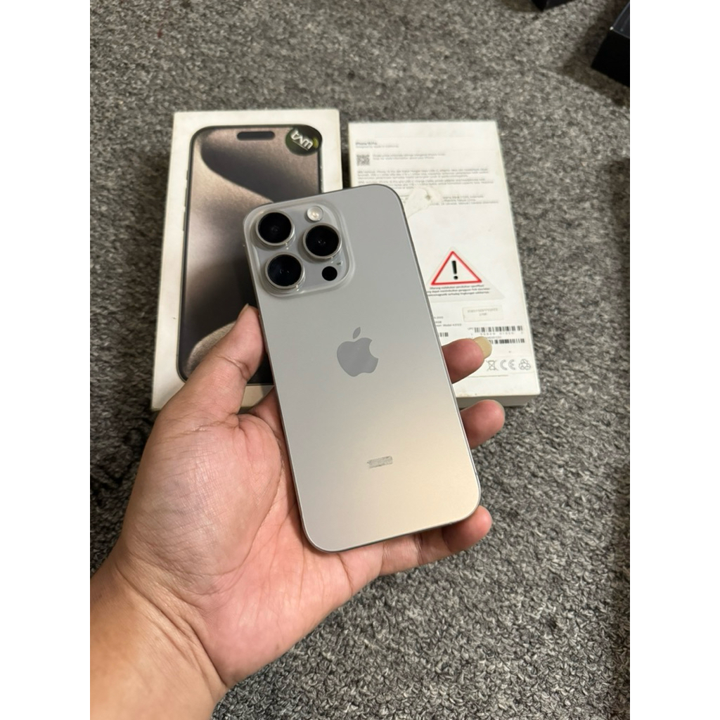 iphone 15 pro 256gb ibox second garansi on