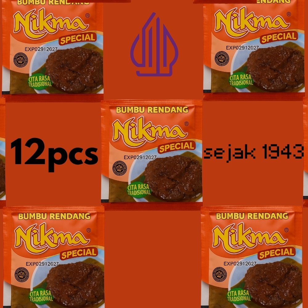 

Bumbu Rendang NIKMA Hemat 1 Renceng Isi 12 Sachet 5g Cocok Masakan Idul Adha