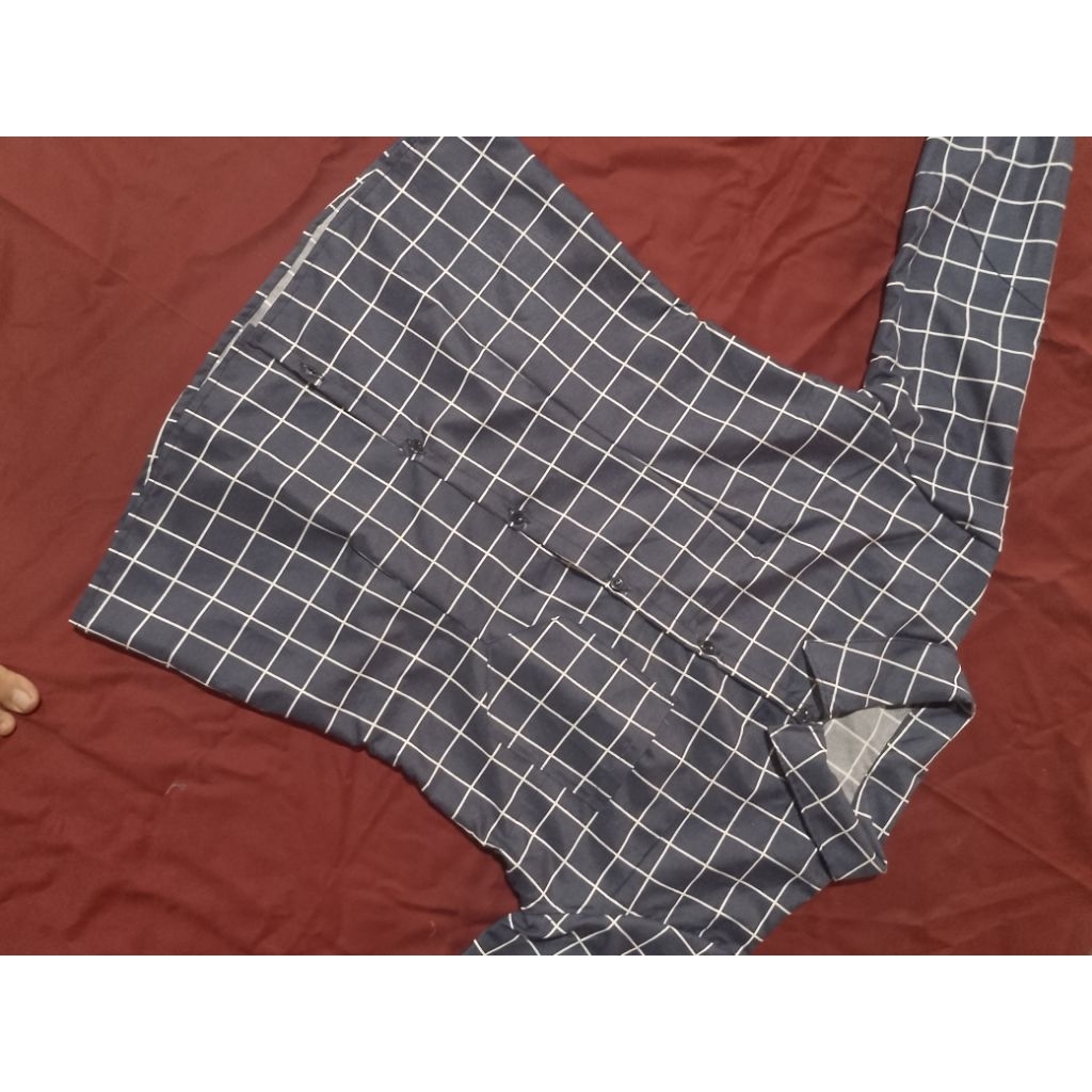 BAJU TERMURAH OUTER KEMEJA KOTAK-KOTAK WANITA DEWASA