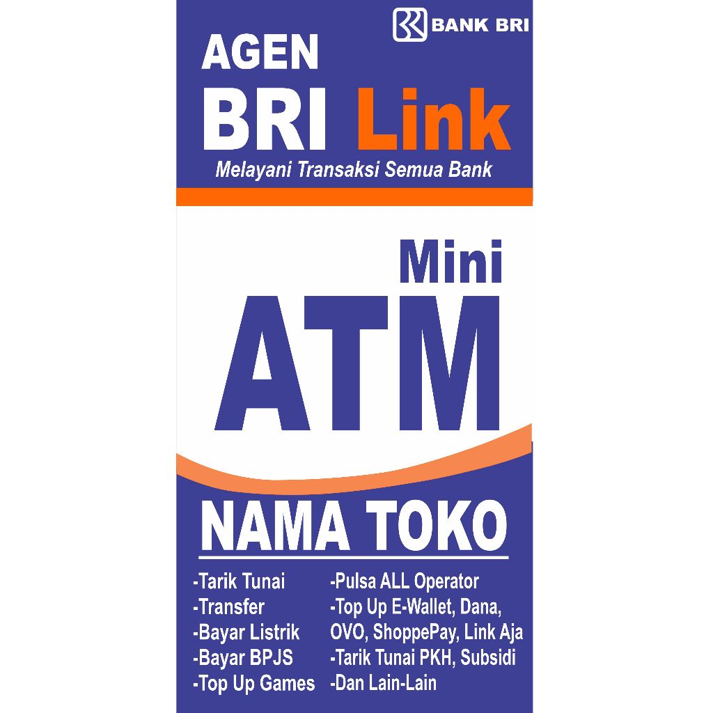 

Stiker Agen BRILink Vinyl Kualitas Terbaik Murah Ukuran A3