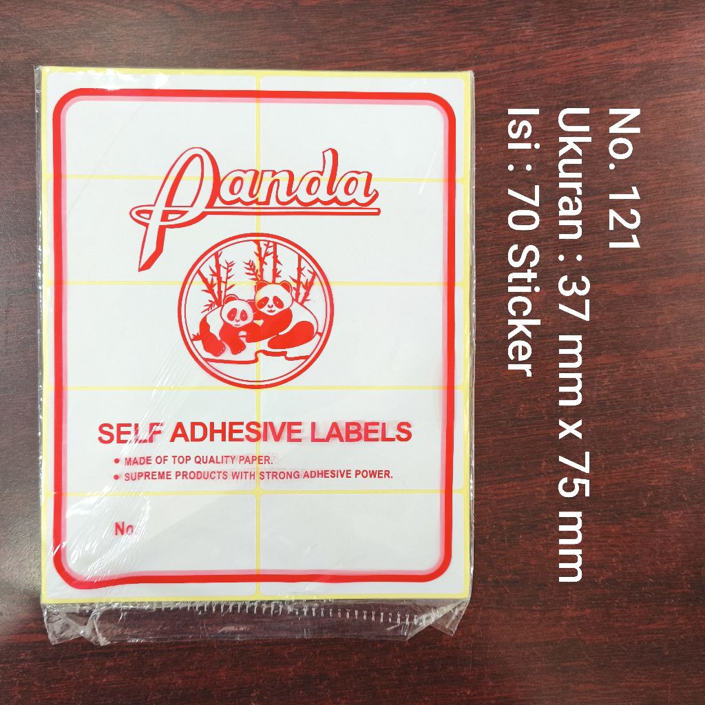 

Label 121 Sticker Undangan (36 x 76 mm)