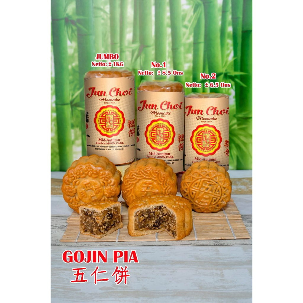 

[ HALAL ] Kue Bulan Go Jin Pia “JUN CHOI SINGKAWANG”