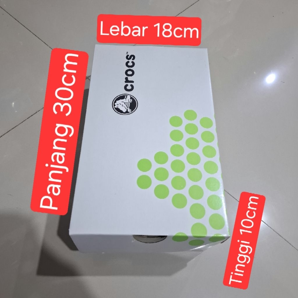 

Kardus / Dus Kotak Sandal dab Sepatu Crocs